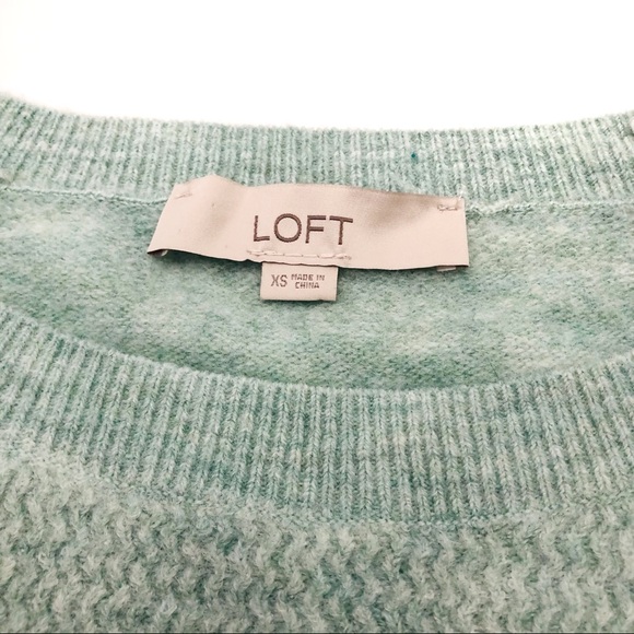 LOFT Textured Bell Sleeve Sweater - Picture 5 of 6